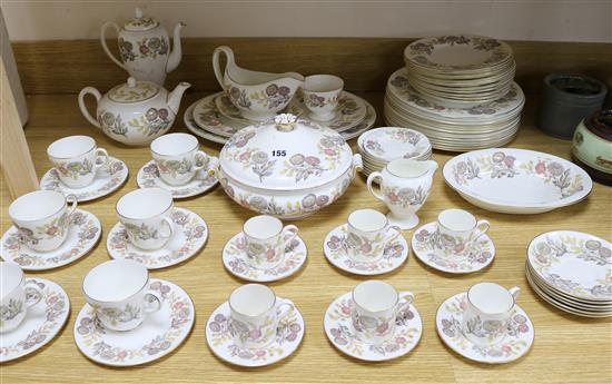 A Wedgwood Lichfield pattern dinner and coffee service